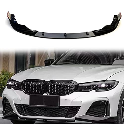 Séparateur inférieur avant noir brillant pour protéger et rabaisser le bouclier BMW