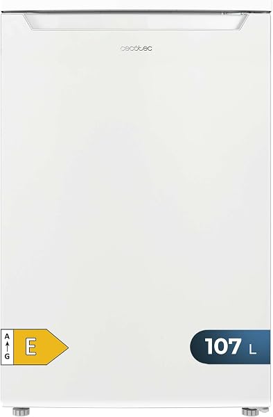 Cecotec Mini Réfrigérateur Bolero CoolMarket TT 90 White E. Capacité de 90 L, classe E, porte réversible, température réglable, 5 étagères pour un rangement optimal. - 2