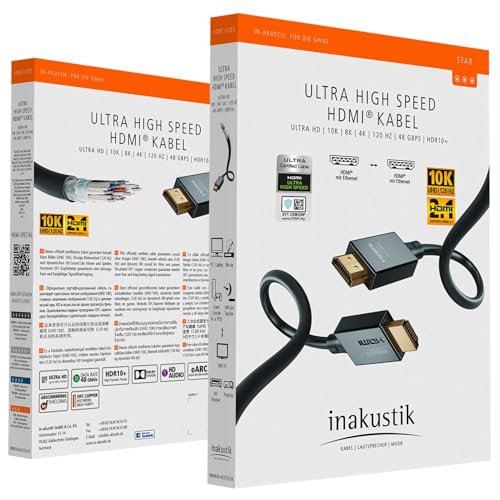 HDMI 2.1 48G In-Akustik Star II solution de 3m contre les pertes de signal d'image - 3