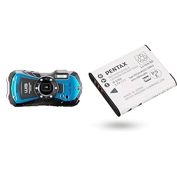 Amazon | PENTAX WG-90 ブルー【バッテリー2個セット】 本格防水