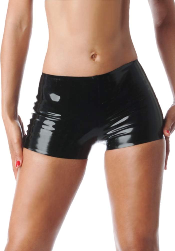 Latex Gummi Rubber Classic Hot Pants Panties Shorts Gripper Trunk 0.4mm