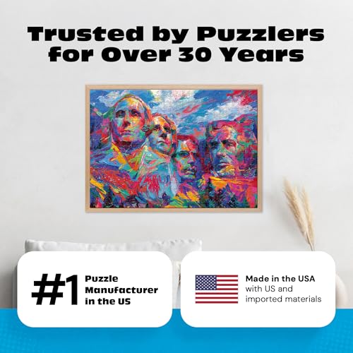 Buffalo Games - Mount Rushmore - Rompecabezas de 500 Piezas para Adultos | Arte de Blend Cota, Hecho en USA miniatura 6