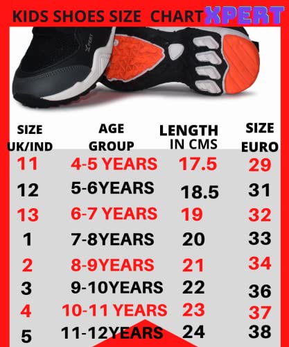 Image of Xpert Sports Shoes for Boys, Kids Sports Shoes, Running Shoes for Boys & Girls, Outdoor Sports Shoes for Kids 4 to 5 Years, Blue Shoes.