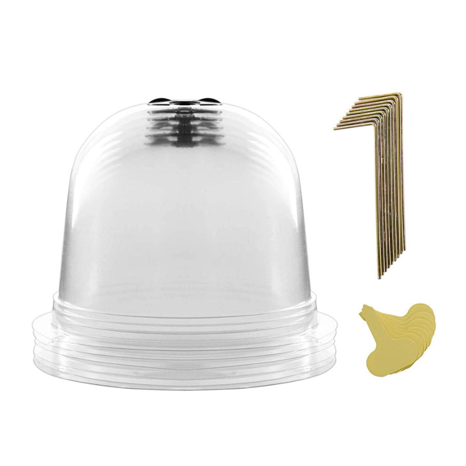 Cloche de jardin en forme de dôme pour plantes et humidité réutilisable