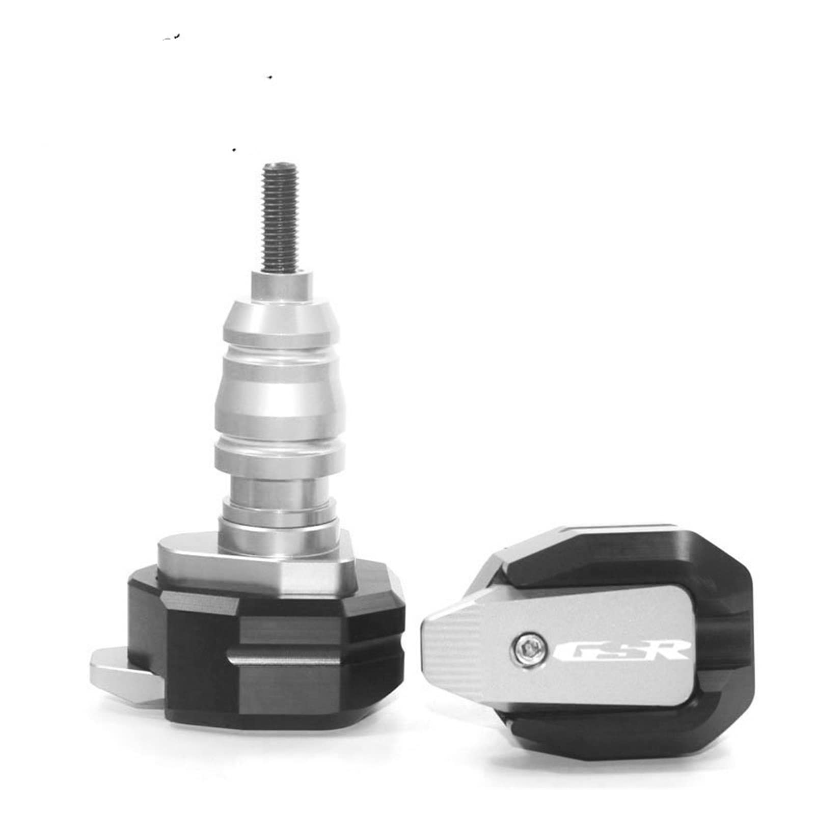 APLUZ per Suzuki per GSR 400 per GSR 600 per GSR 750 per GSR400 per GSR600 per GSR750 Protezione dalla Caduta Paratelaio Carenatura Guardia Anti Crash Pad Protezione Cuscino d'urto (Colore : Bianca)