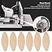 Generic 100pcs Wood Joining Biscuits Docking Tool 0# 10# 20# for Tighter Glue Adhesion, Better Joint Stability (0#), Generic7z31opcag8-01