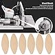 Wood beitreten Kekse, 100pcs Holzplatten -Docking -Tool -Tischlerzubehör 0# 10# 20# (10#)