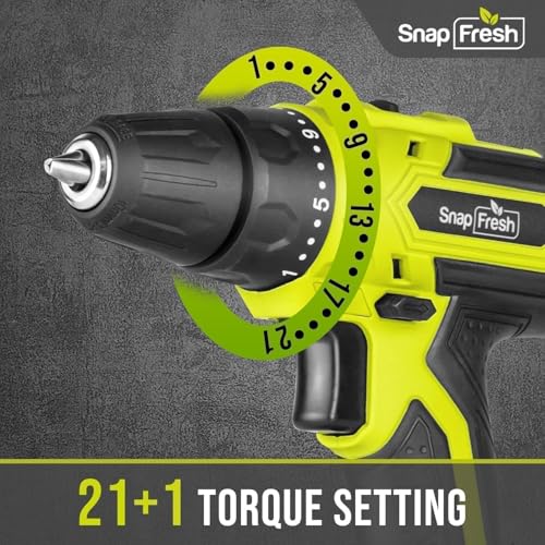 SnapFresh 20V Cordless Drill Set - image 3