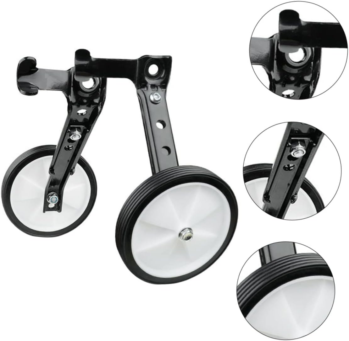 1Pair Bike Training Wheels Slip Stabilizers for Bikes Noise Support for Beginners Safe Riding Accessories for Boys