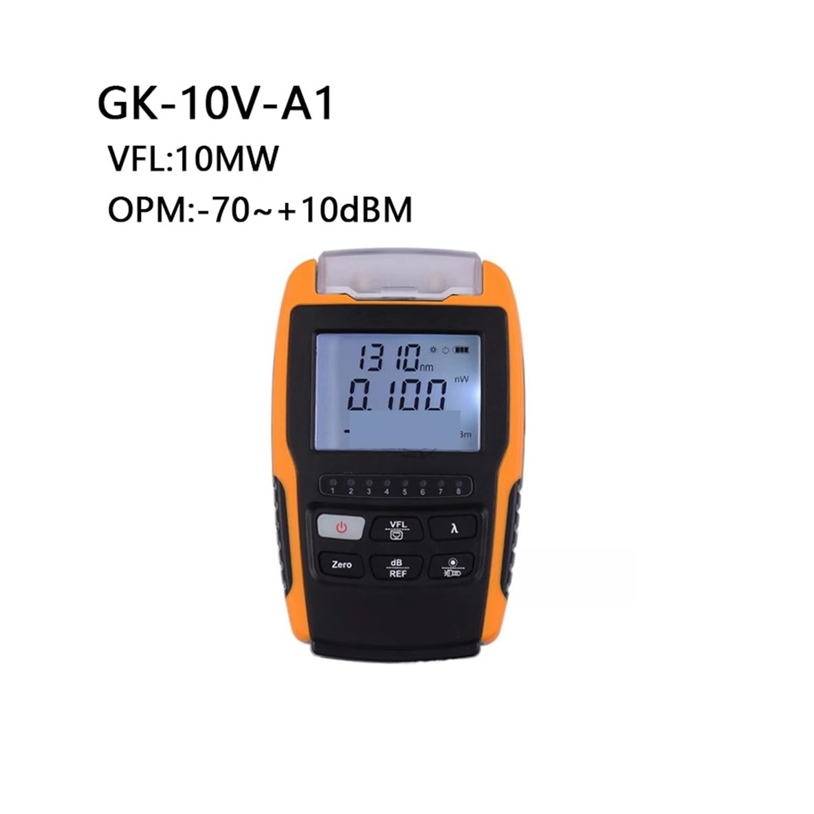Compteur de puissance à fibre optique multifonction 4 en 1 - Localisateur visuel de défauts - Testeur de fibre VFL -50 ~ +26 (GK-10V-A2)