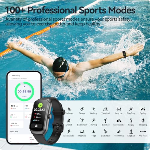 Anyloop Fitness Tracker With 24/7 Heart Rate/Swimming/Sleep/Calorie/Step Tracker thumb #2