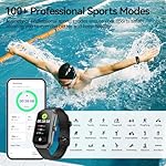 Fitness Tracker with 24/7 Heart Rate/Swimming/Sleep/Calorie/Step Tracker, IP68 Waterproof Smart Watch 100+ Sports Modes, Fitness Watch for Women Men - Image 3