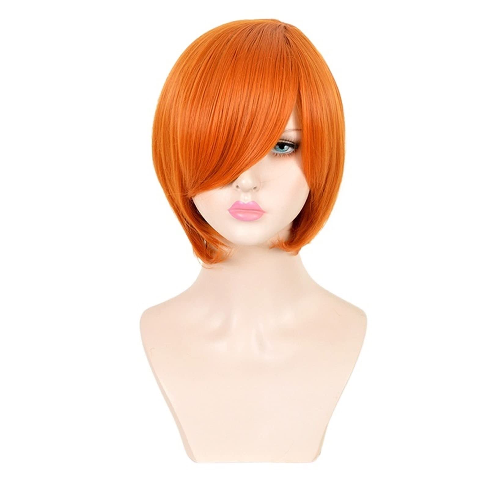 VELOMY Wigs for Women Wig Female Orange Wig Female Wig