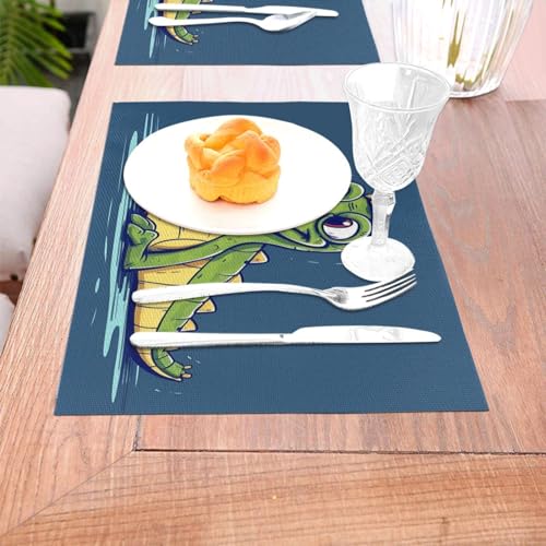 Sets de table lavables en PVC résistant à la chaleur lot de 4 - 6