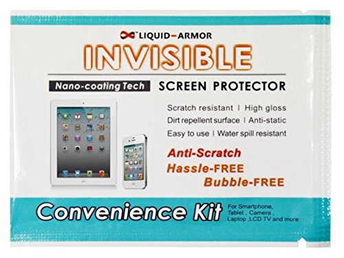Dynaflo LIQUID-ARMOR Universal Invisible Nano Tech Screen Protector with Microfiber Cloth (LA1004SC)