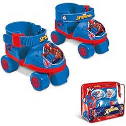 Patines Spiderman Spiderman Toys Ruedas Ajustables Niños, 29-18390 Spider-Man Set de Patines Infantiles con Protecciones, Talla 22 a 29, Multicolor, 40 x 40 x 40 cm (Mondo 18390)