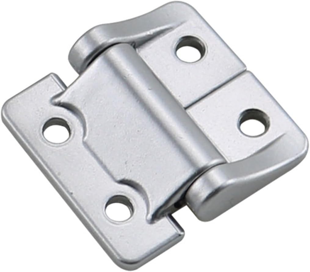 Zinc Alloy Damping Torque Hinge Equipment Stop Positioning Load-Bearing Hinges Hardware Accessories 1Pcs(Silvery,1.8N.m)