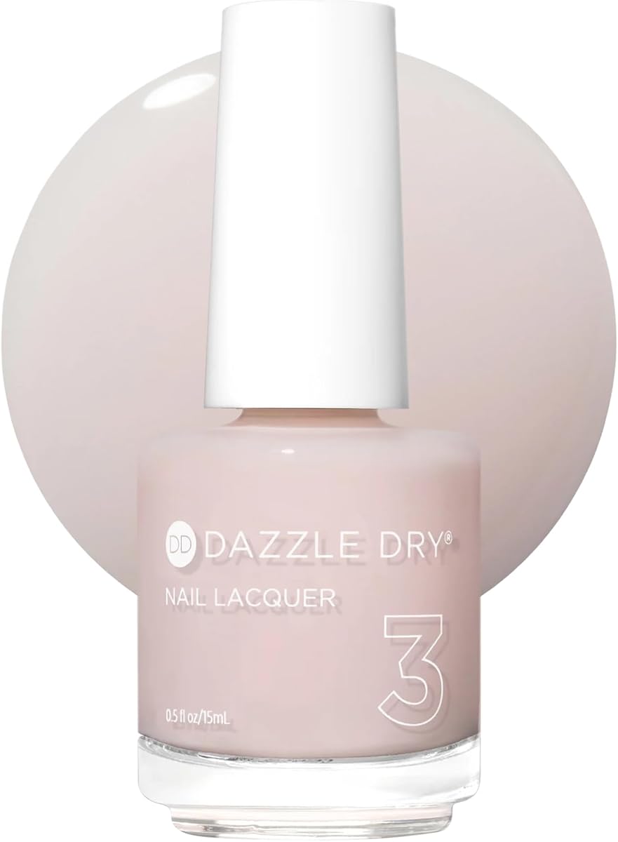 Nail Lacquer, Step 3 – Peacefully Me (0.5 fl oz) | A Pale Pink With Warm Undertones · Sheer · Cream Finish · Quick-Dry