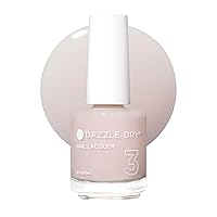 Vista 1 de Dazzle Dry Esmalte de uñas (paso 3) - Peacefully Me - Un rosa pálido transparente con matices cálidos. (0.5 fl oz)
