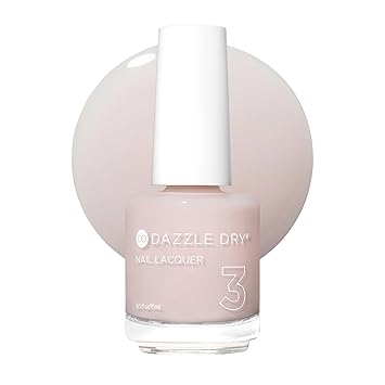 Dazzle Dry Nail Lacquer Step 3 - Peacefully Me - A sheer pale pink with warm undertones. 0.5 fl oz