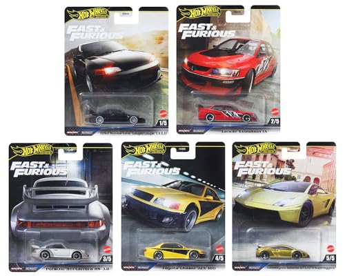 Premium Fast & Furious 5-Car Set