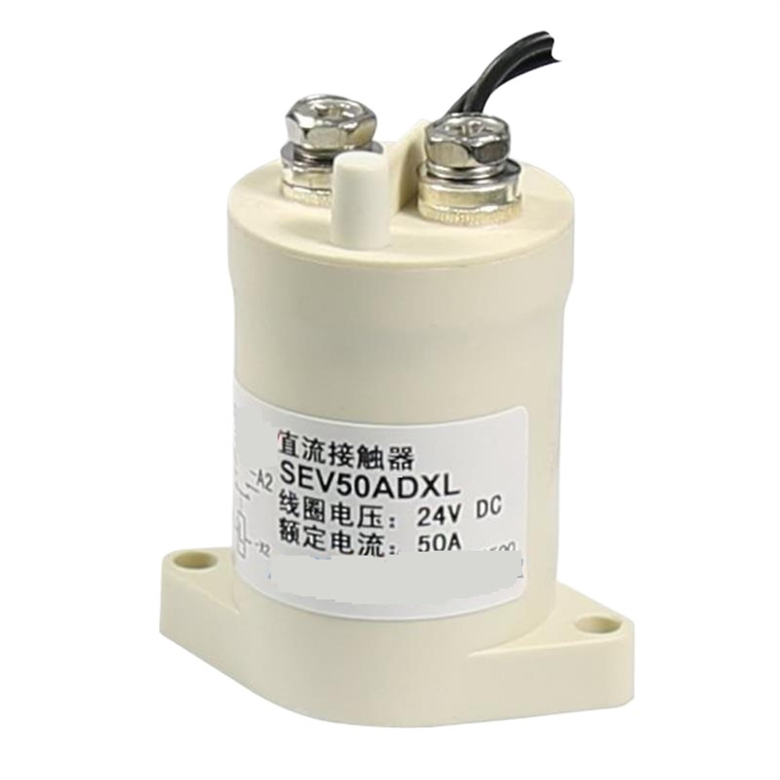 NHJLFKSA High Voltage 5-1000V 50A DC Contactor Power Relay SEV50ADXL Coil 12V 24V 36V 48V 60V 72V(Coli Voltage 60VDC)