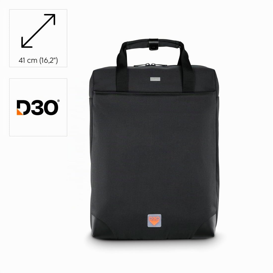 Hama Zaino per computer portatile fino a 16,2 pollici (zaino resistente agli urti, zaino business con borsa per computer portatile, zaino intero con telaio protettivo, organizer, accessori per laptop,