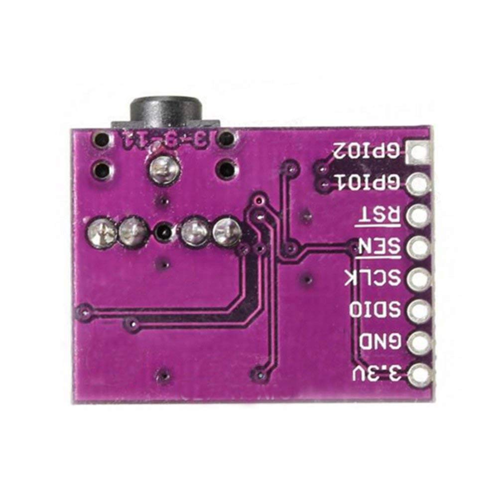 Modulo Sintonizzatore FM Si4703 RDS Con Uscita Stereo, PIC/AVR, Jack Cuffie 3.5mm, Alimentazione LDO, 150mW - 4