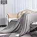 ramsons Sherpa Blanket Plush Blanket Twin SizeGrey Fuzzy Blanket Grey Warm Lightweight...