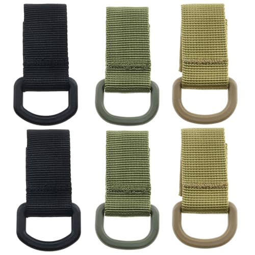 6PCS Tactical D Ring Adapter Strap for Backpack
