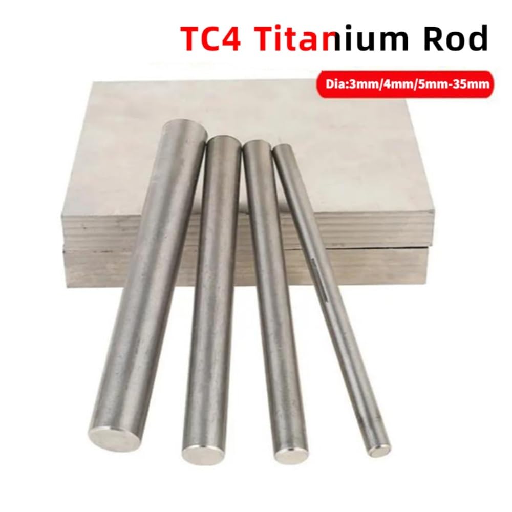 Barre métallique TC4 en titane Ti de qualité GR5, diamètre 3mm-35mm, longueur 100mm 250mm, for la fabrication de Turbine à gaz, 1 pièce/lot(22x250mm)