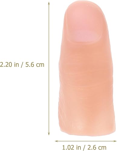 Miniatura 9 de STOBOK Caja inútil Caja inútil Caja falsa dedo 20 piezas interesante dedo cuna accesorios mago cubiertas de dedos trucos accesorios falso pulgar