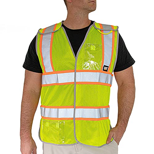CAT Men's 1320017 5 Point Break Away Safety Vest