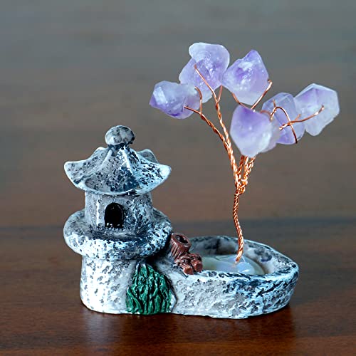 Soulnioi Healing Crystal Amethyst Money Tree Bonsai Tree Feng Shui Tree Ornament for Home Decor Luck Gift - Image 2