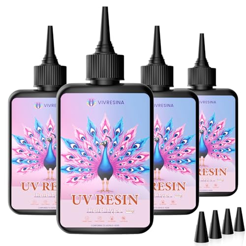 Vivresina UV Resin 400 Grams for Art Craft Coating Jewelry Making