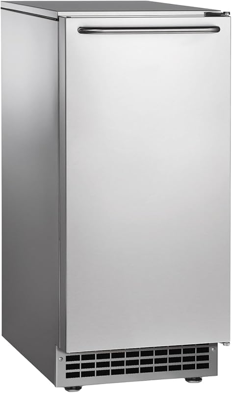 Scotsman CU50PA-1A Undercounter Ice Maker, Gourmet Cube, Air Cooled, Pump Drain with Cord, 115V/60/1-ph, 14.4 Amp (15 Amp Circuit Required), 14.9" Width x 22" Diameter x 34.4" Height