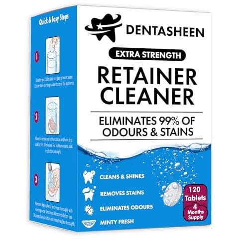 Dentasheen Retainer Cleaner Tablets - 120 Count Cover
