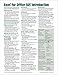 Excel for Microsoft 365 (Office 365) Introduction Quick Reference Guide - Windows Version (Cheat Sheet of Instructions, Tips & Shortcuts - Laminated Card)