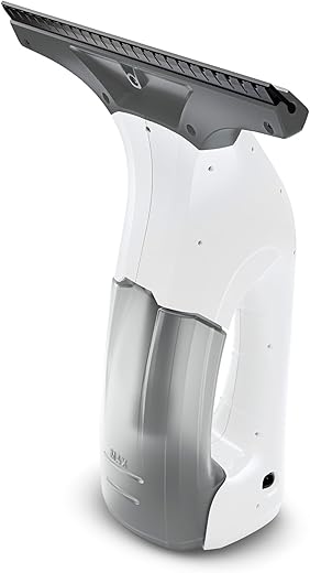 Kärcher WV 1 Window Vac, Condensation Removal, Battery Running Time: 20 min, LED Display for Battery Status, Dirty Water Tank: 100 ml, Weight: 0.5 kg