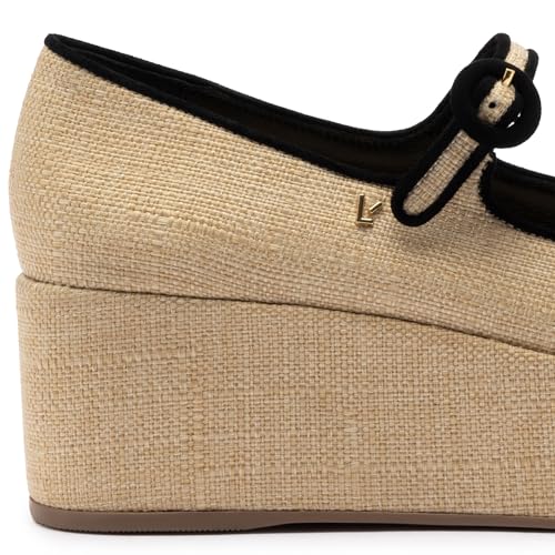 Blair Flatform In Beige Raffia4