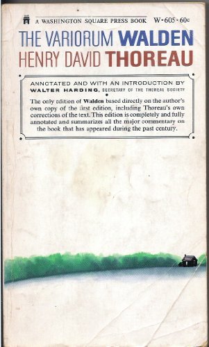 The Variorum Walden B000NY3B36 Book Cover
