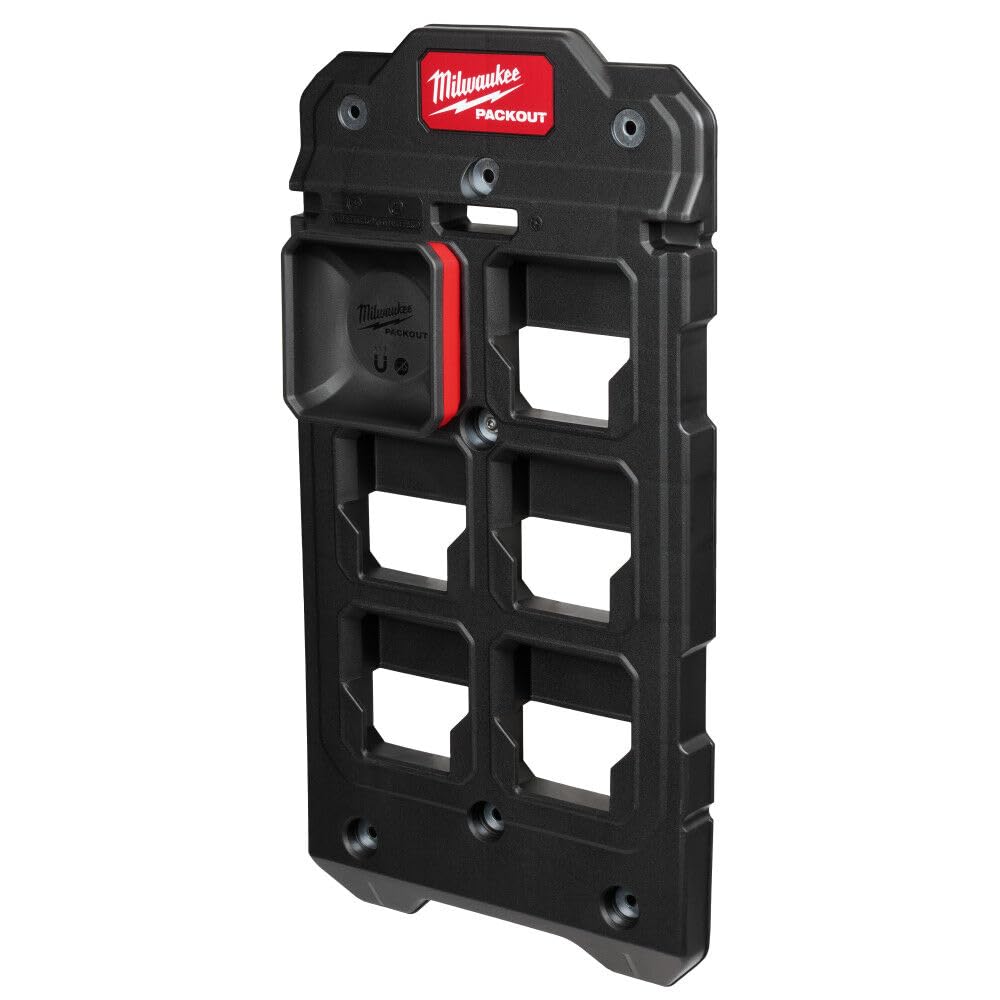 Milwaukee Electric - PACKOUT. Contenitore Magnetico, Rosso/Nero