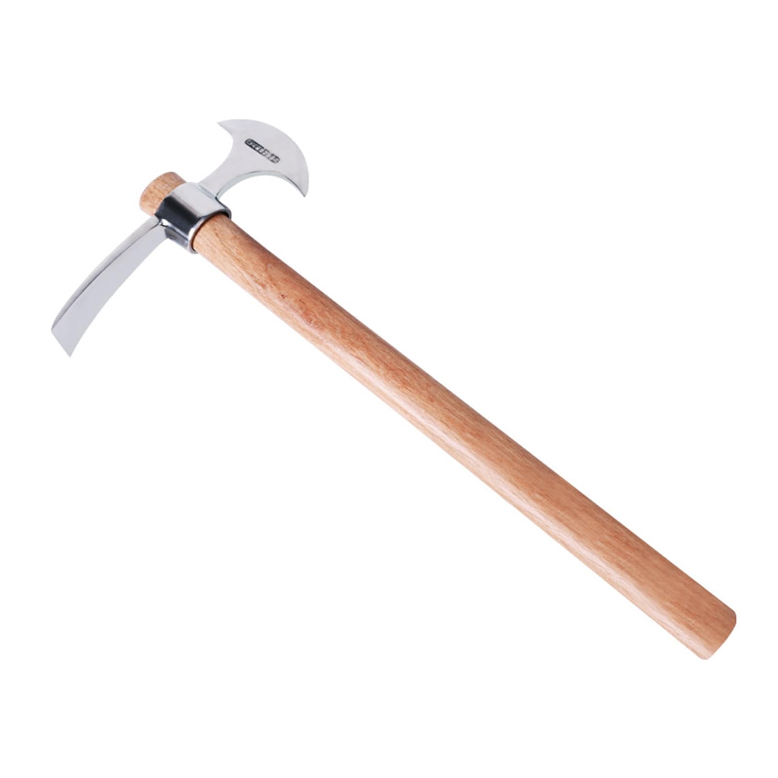 Yoakaiax Gardening Pick Axes, Pickaxe Mattock Hoe With Wooden Handle, Stainless Steel Mattock With Sharp Pick And Cutting Edge For Breaking Up Heavy Clay Soil, And Removal Of Difficult Weeds C