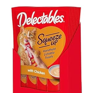 Hartz Delectables Squeeze Up Chicken Cat Treats 4ct
