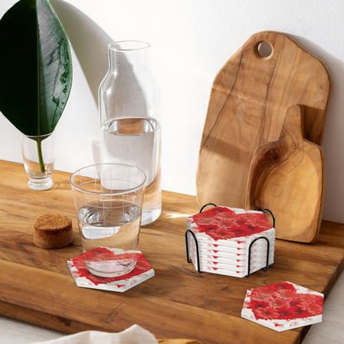 Protection de table en céramique supérieure et support métallique