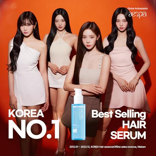 Image of Mise En Scene Perfect Hydrating Serum for Hair Moisturizing - Low Porosity Hair Products with Argan Oils, Lightweight Hair Oil for Fine Hair, Hydrating with Citrus Scent, 2.70 fl. Oz