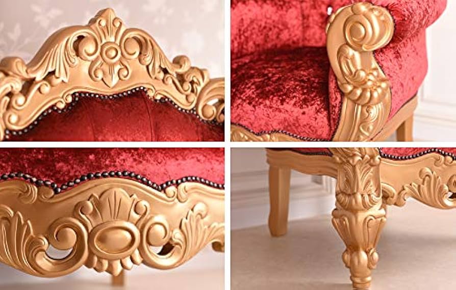 ✦王室気分✦ ロココ調アンティーク 輸入家具 アームチェア サロンチェア　女王様 Amazon｜MODERN ROCOCO コレクション・ロココ