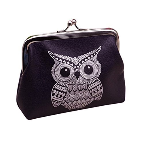 Misaky Womens Owl Wallet Card Holder Coin Purse Clutch Handbag