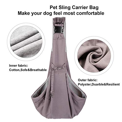 Ownpets PET0135-US Pet Sling Carrier, Pet Sling Carrier Bag Safe,Fit 10~15Lb Cats&Dogs thumb #5