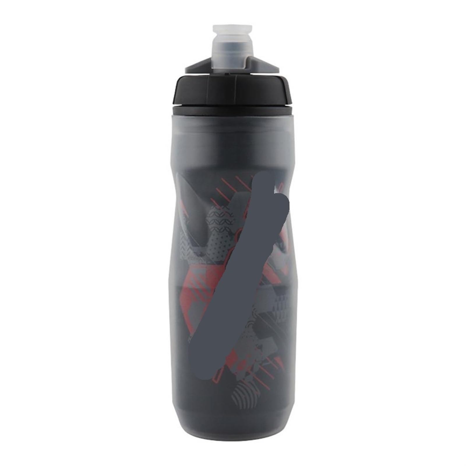 QuxetlRyz Sports Water Bottle 600ml Light Mountain Bottle Bicycle Water(Red)